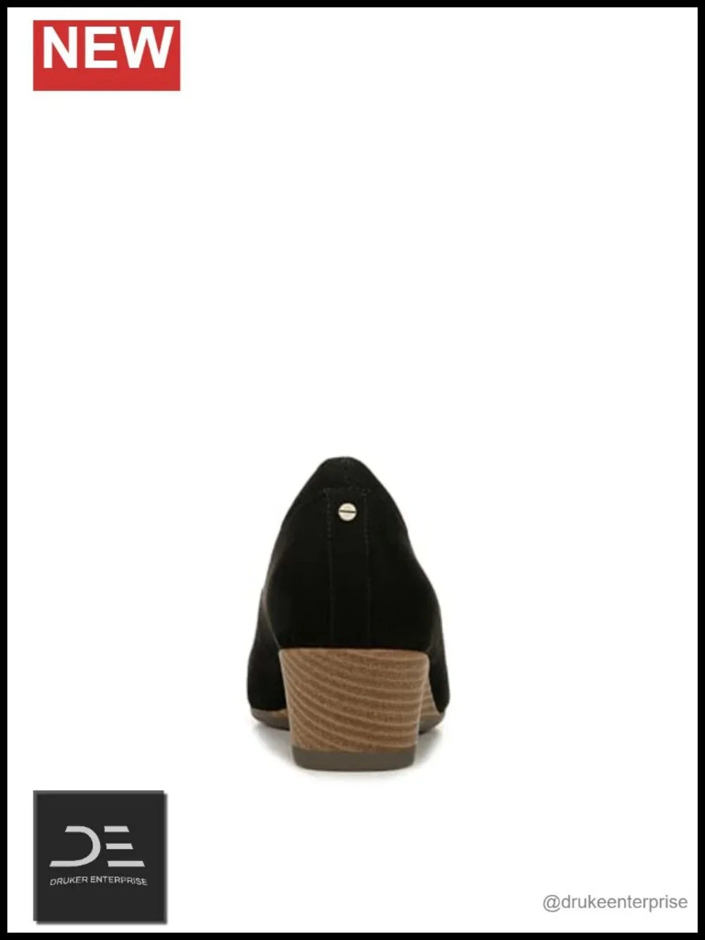 Round Toe Wedge Heel Pumps with Antimicrobial Insole